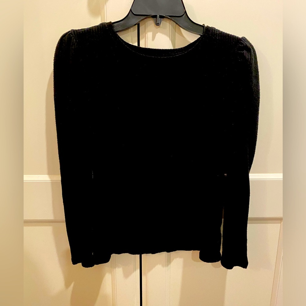 Gently Worn Philosophy Sweater in Small Leg of Mutton Sleeve Crew Neck